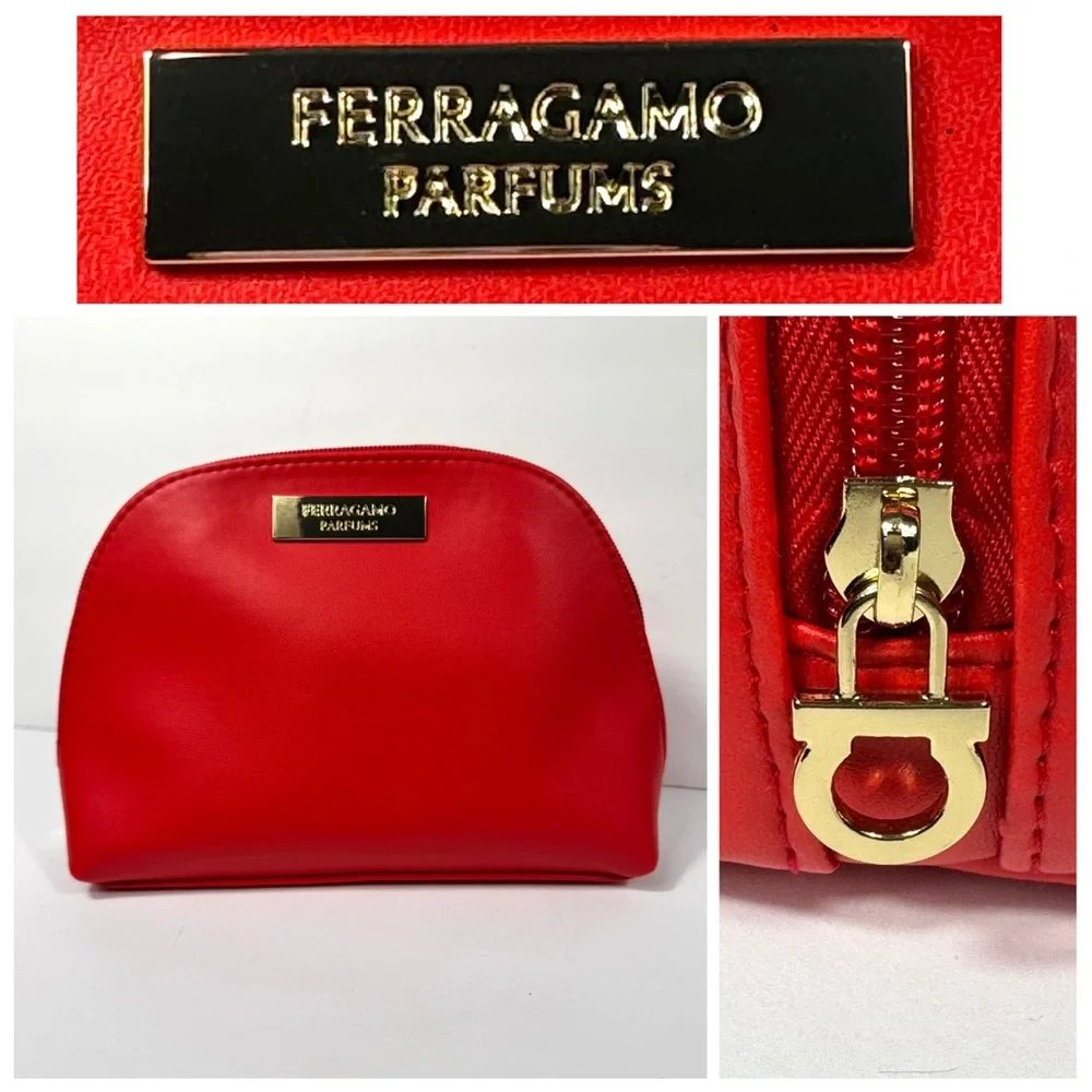 Ferragamo Cosmetic Make-Up Toiletry Bag